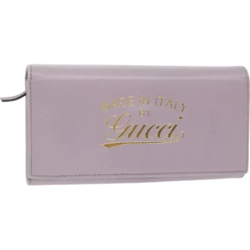 Pre-owned Leather wallets , female, Sizes: ONE SIZE - Gucci Vintage - Modalova