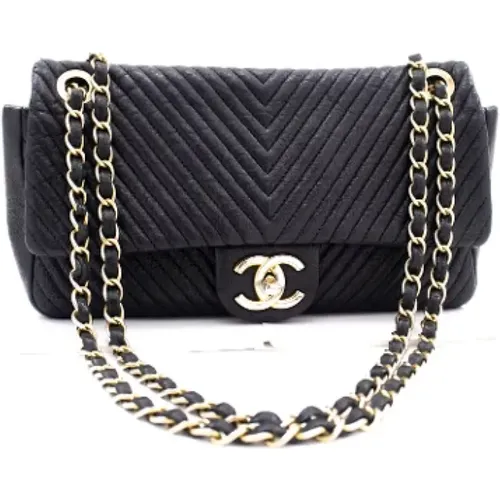 Pre-owned Leather Chanel Shoulder Bag , female, Sizes: ONE SIZE - Chanel Vintage - Modalova