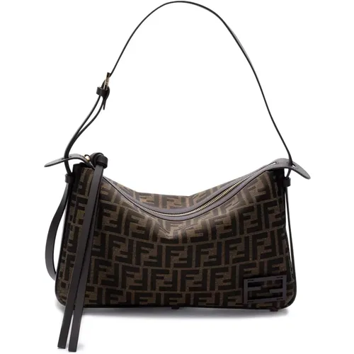 Jacquard Media Tasche Fendi - Fendi - Modalova