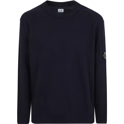 Crew-Neck Sweater Aw24 , male, Sizes: L, XL, M - C.P. Company - Modalova