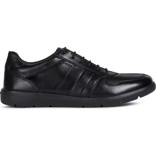 Schwarze Herren Sneakers , Herren, Größe: 44 EU - Geox - Modalova