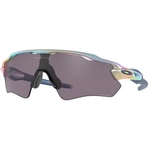 Sonnenbrille mit Silberrahmen , unisex, Größe: 38 MM - Oakley - Modalova