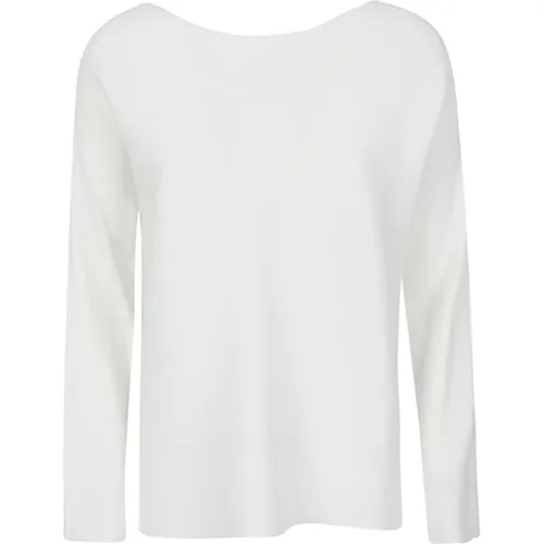 Ribbed Viscose Sweater in , female, Sizes: M, S, L - Liviana Conti - Modalova