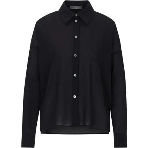 Blouse Cloelia Shirt Collar Button Placket , female, Sizes: L, S, XL, XS, M - drykorn - Modalova
