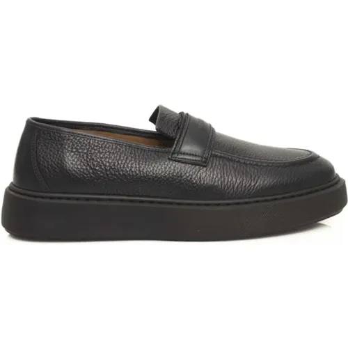 Herren Leder Loafers - Hohe Gummisohle , Herren, Größe: 44 EU - Cerruti 1881 - Modalova