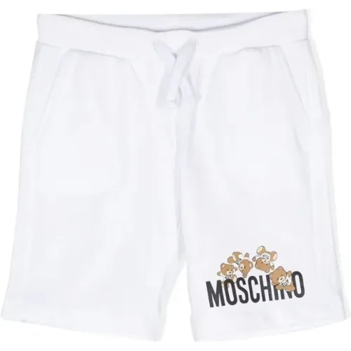 Optisch Weiße Shorts Moschino - Moschino - Modalova