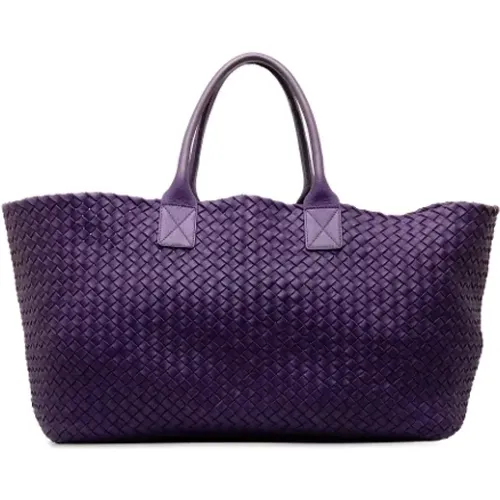 Pre-owned Leather totes , female, Sizes: ONE SIZE - Bottega Veneta Vintage - Modalova