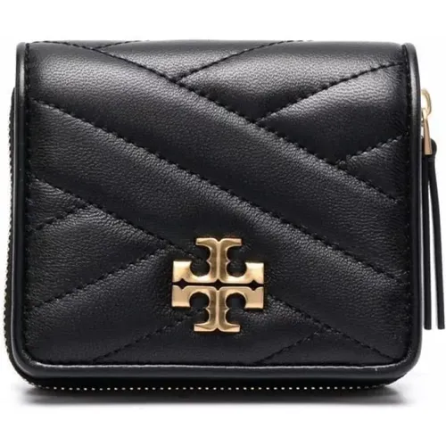 Chevron Bi-Fold Wallet in , female, Sizes: ONE SIZE - TORY BURCH - Modalova