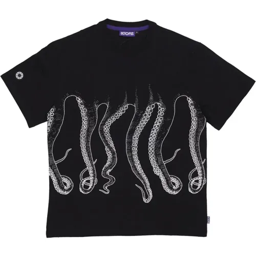 Outline Tee /White , male, Sizes: L - Octopus - Modalova