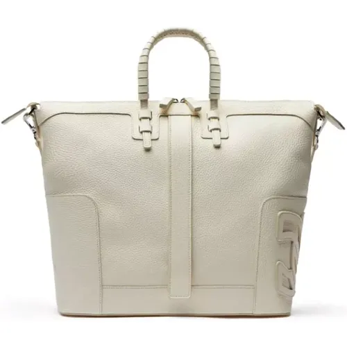 White Leather Bag , female, Sizes: ONE SIZE - Casadei - Modalova