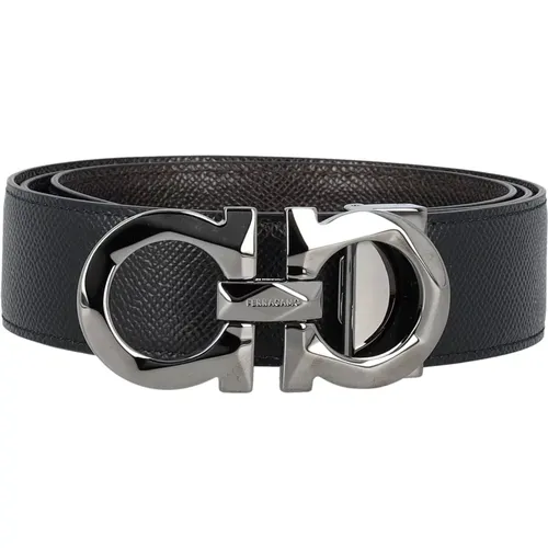 Men's Accessories Belts /dark Brown Ss24 , male, Sizes: 105 CM - Salvatore Ferragamo - Modalova