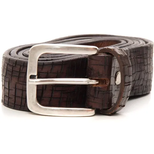 Leather Belt , male, Sizes: 50 CM, 60 CM - The Jack Leathers - Modalova