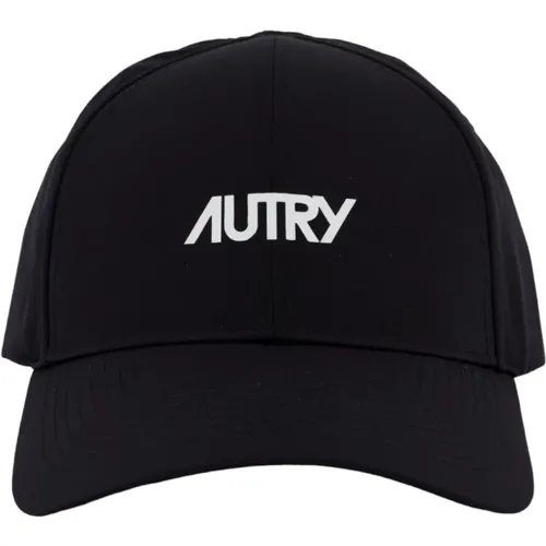 Stitched Logo Baseball Cap Visor , male, Sizes: ONE SIZE - Autry - Modalova