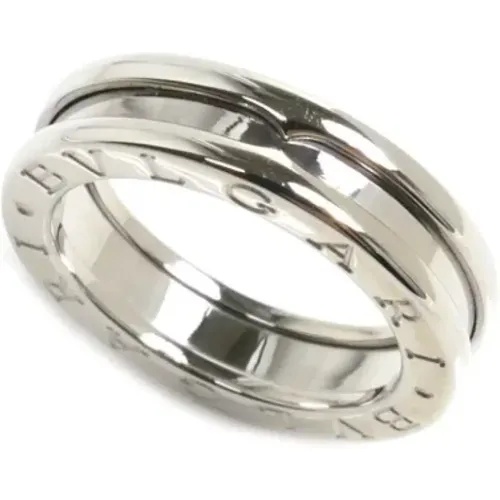 Pre-owned White Gold rings , female, Sizes: ONE SIZE - Bvlgari Vintage - Modalova