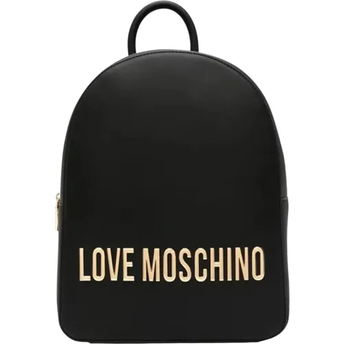 Lettering Rucksack Schwarz - Love Moschino - Modalova