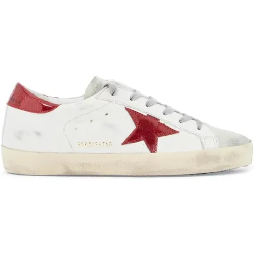 Super-Star Classic Leder Sneakers , Damen, Größe: 36 EU - Golden Goose - Modalova