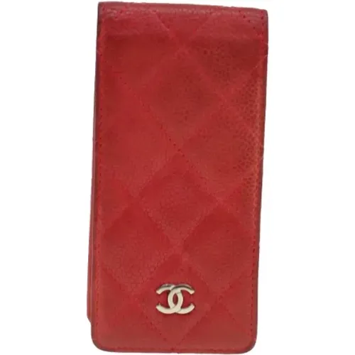 Pre-owned Leather Home and Office Accessories , female, Sizes: ONE SIZE - Chanel Vintage - Modalova
