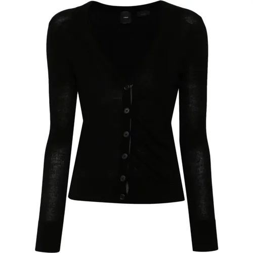 Lana Cardigan Pullover , Damen, Größe: M - pinko - Modalova