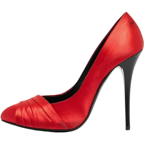 Pre-owned Satin heels , female, Sizes: 5 UK - Giuseppe Zanotti Pre-owned - Modalova