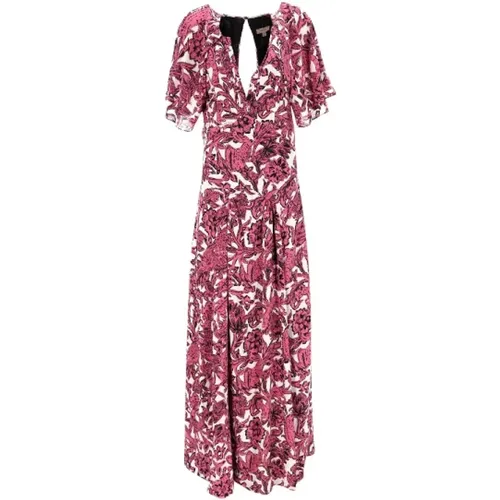 Pre-owned Silk dresses , female, Sizes: S - Burberry Vintage - Modalova