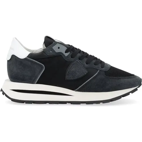 Low Top Sneakers in Tropez Style , male, Sizes: 11 UK, 6 UK - Philippe Model - Modalova