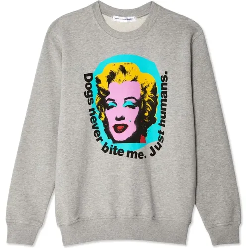 Andy Warhol Print Sweaters , Herren, Größe: L - Comme des Garçons - Modalova