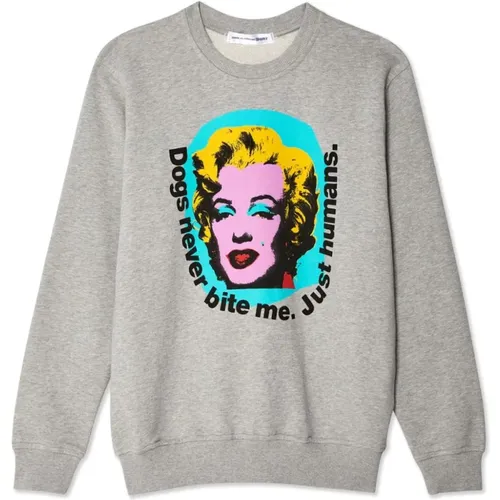 Andy Warhol Print Sweaters , Herren, Größe: M - Comme des Garçons - Modalova