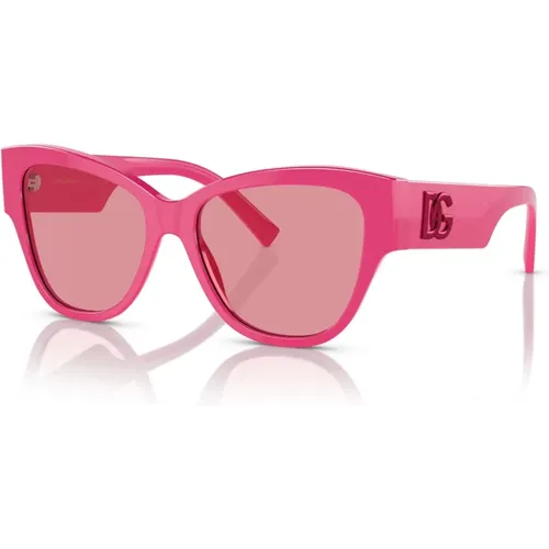 Fuchsia/ Sunglasses,/Grey Shaded Sunglasses,/Dark Grey Sunglasses DG 4455 - Dolce & Gabbana - Modalova
