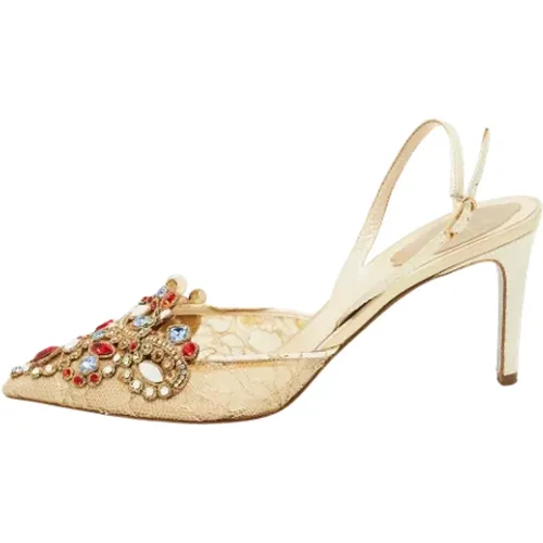Pre-owned Lace heels , female, Sizes: 6 UK - René Caovilla Pre-owned - Modalova