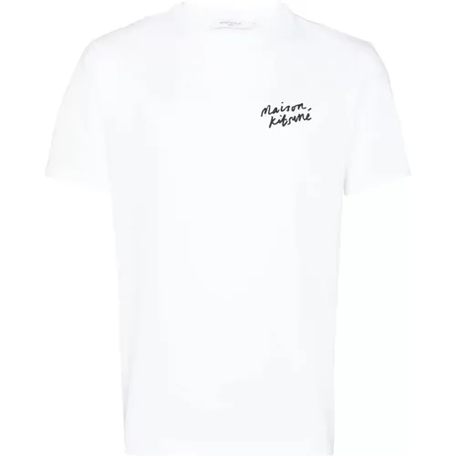 T-Shirts , Herren, Größe: XL - Maison Kitsuné - Modalova