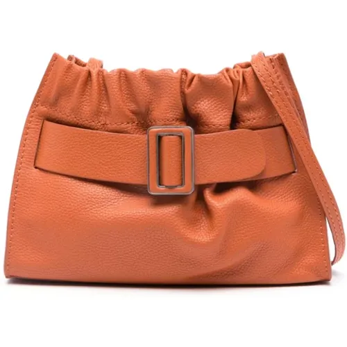 Square Scrunchy Leather Crossbody Bag , female, Sizes: ONE SIZE - Boyy - Modalova