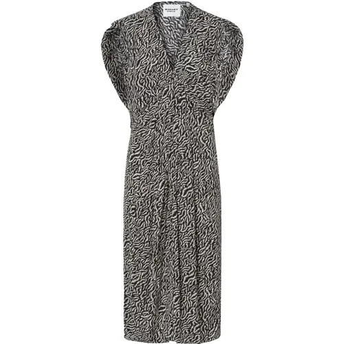 Printed Gray Dress , female, Sizes: M, S - Isabel marant - Modalova