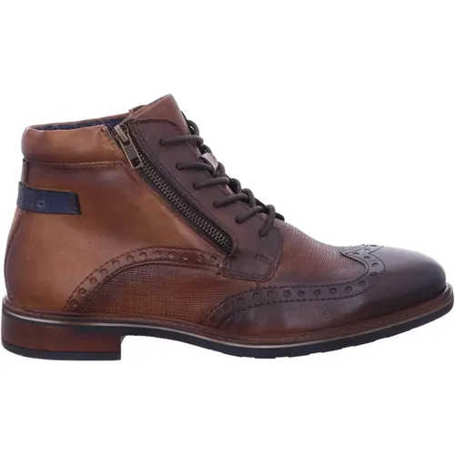 Dano Schnürstiefelette Braun Cognac , Herren, Größe: 44 EU - Bugatti - Modalova