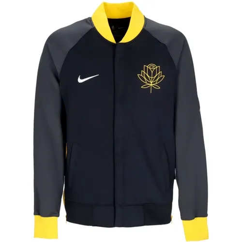 NBA City Edition Leichter Sweatshirt , Herren, Größe: M - Nike - Modalova