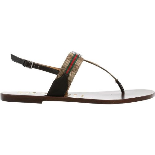 Low-Top Sneaker - Interlocking G Web Sandal - Gr. 39 (EU) - in - für Damen - Gucci - Modalova