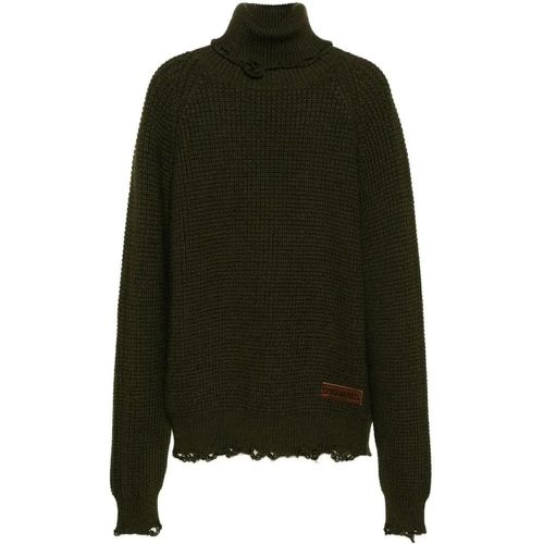 Roll-Neck Wool Jumper - Größe XL - Dsquared2 - Modalova