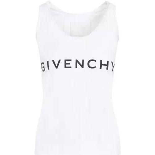 White Cotton Tank Top - Größe S - Givenchy - Modalova