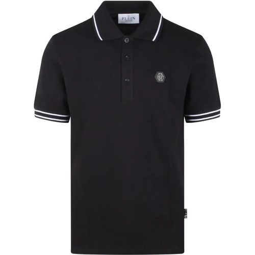 Pp Hexagon Polo Shirt - Größe M - Philipp Plein - Modalova