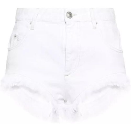 White Eneidao Denim Shorts - Größe 34 - white - Isabel marant - Modalova