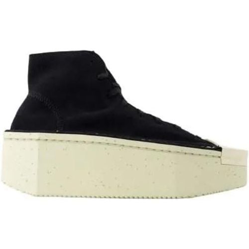 Low-Top Sneaker - Renga Hi Sneakers - Leather - Black/White - Gr. 6_5 - in - für Damen - Y-3 - Modalova