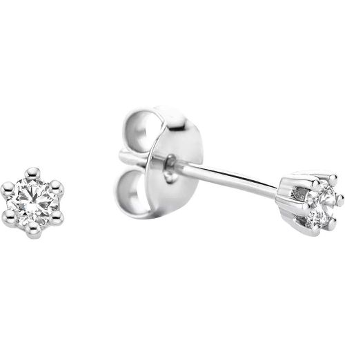 Ohrringe - De la Paix Emily 14 karat ear studs diamond 0.10 - Gr. unisize - in Silber - für Damen - Isabel Bernard - Modalova