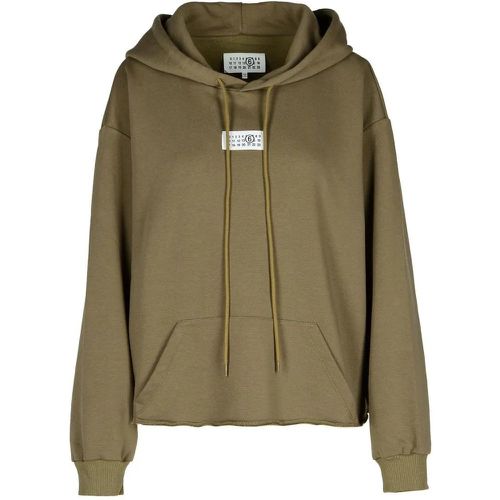 Green Cotton Blend Sweatshirt - Größe M - MM6 Maison Margiela - Modalova