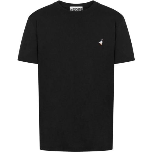 T-shirts and Polos Black - Größe L - Moschino - Modalova