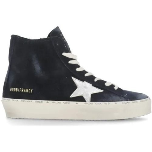 Low-Top Sneaker - Blue Suede Leather High Top Sneakers - Gr. 37 (EU) - in - für Damen - Golden Goose - Modalova