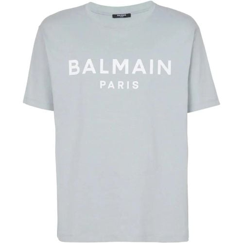 Logo-Print Cotton T-Shirt - Größe L - Balmain - Modalova