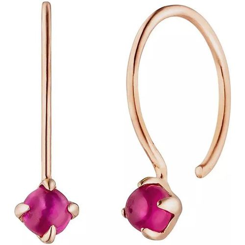 Ohrringe - Earrings Cabouchon Ruby - Gr. unisize - in - für Damen - Leaf - Modalova