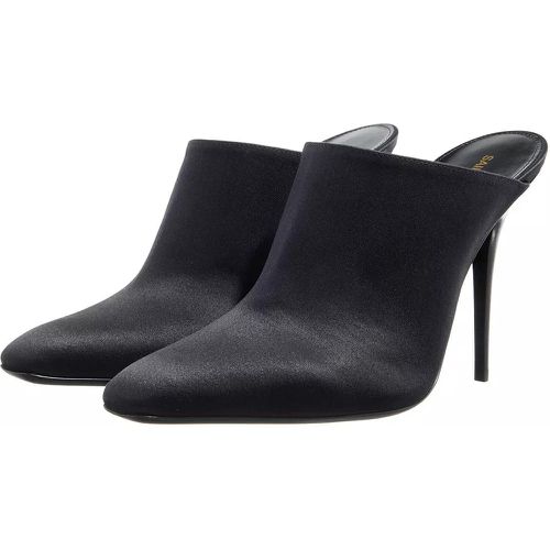 Slipper & Pantoletten - Ascot Mules In Crepe Satin - Gr. 40 (EU) - in - für Damen - Saint Laurent - Modalova