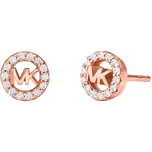 Ohrringe - 14K Rose Sterling Silver Logo St - Gr. unisize - in - für Damen - Michael Kors - Modalova