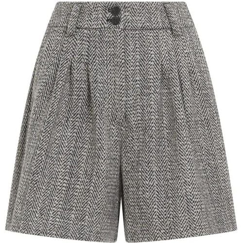 Herringbone Pleated Short Pants - Größe 38 - beige - Golden Goose - Modalova