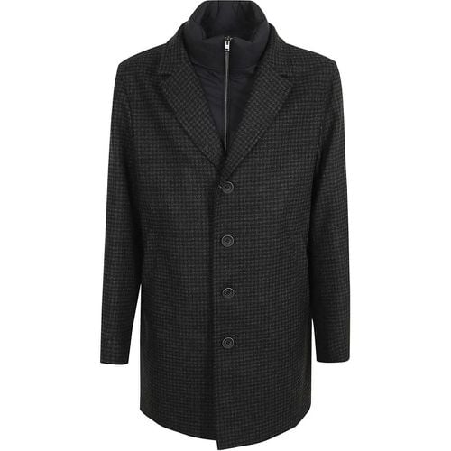 Pied De Poule Coat - Größe 50 - Herno - Modalova